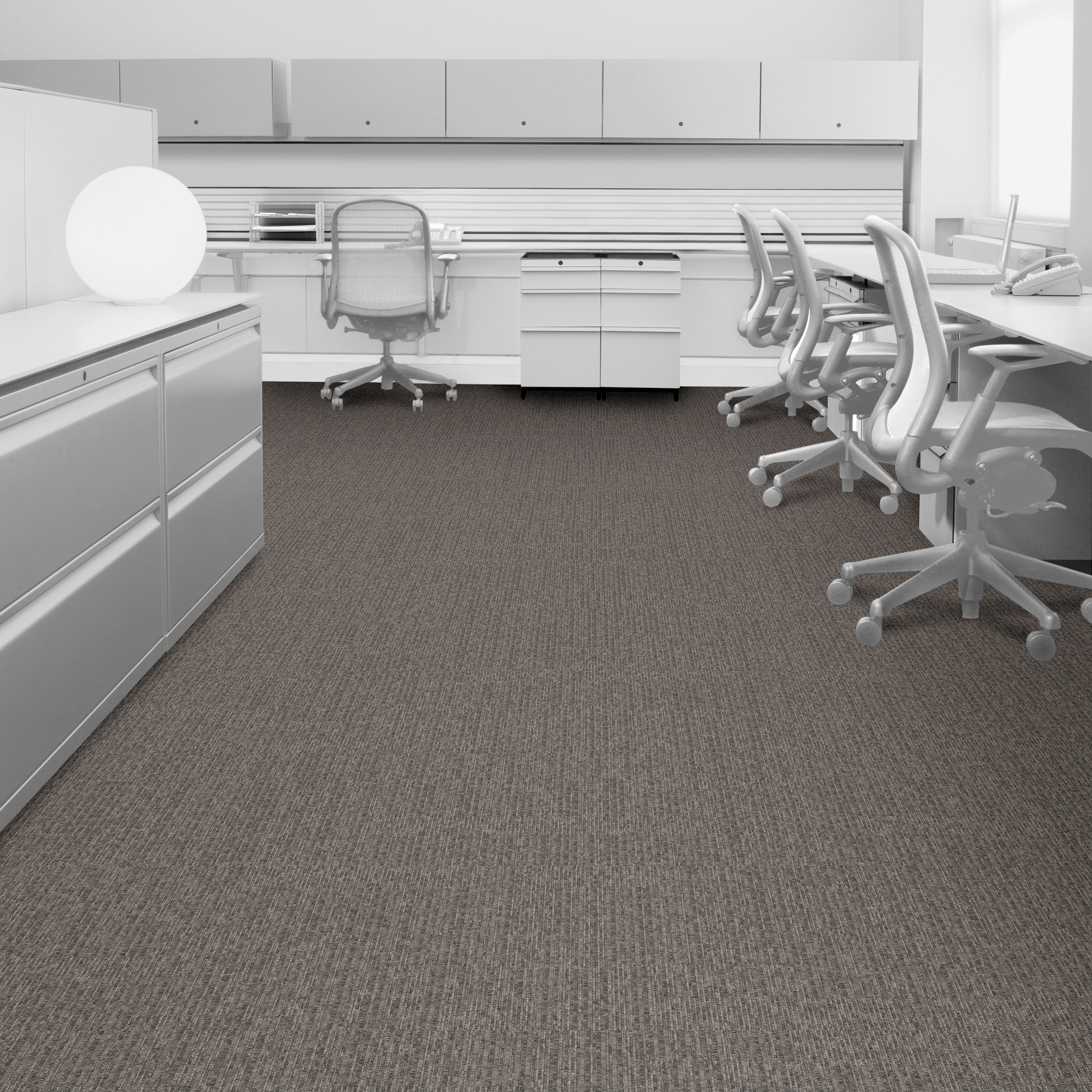 Interface Equilibrium Persistence Carpet Tile in office setting.