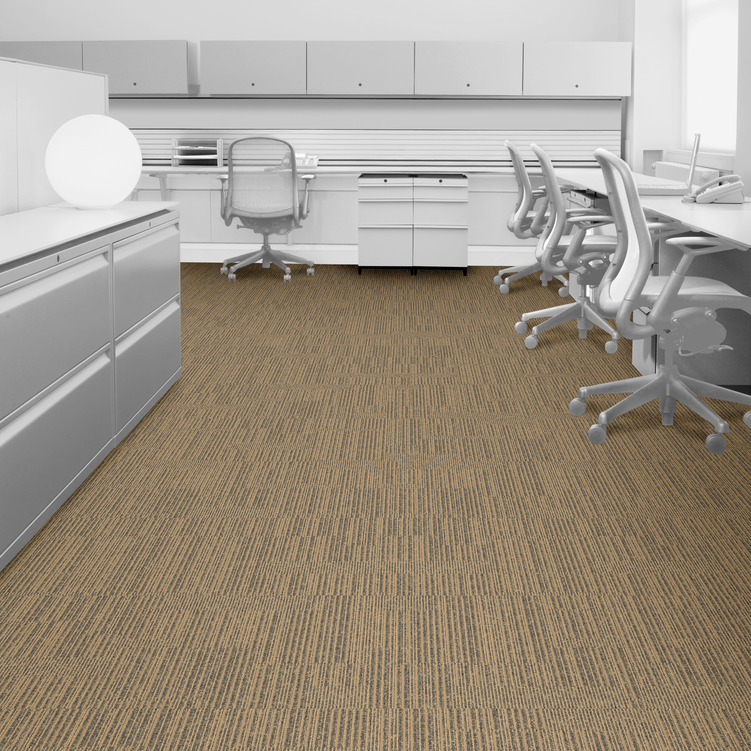 Interface Equilibrium Contentment Carpet Tile in office setting.