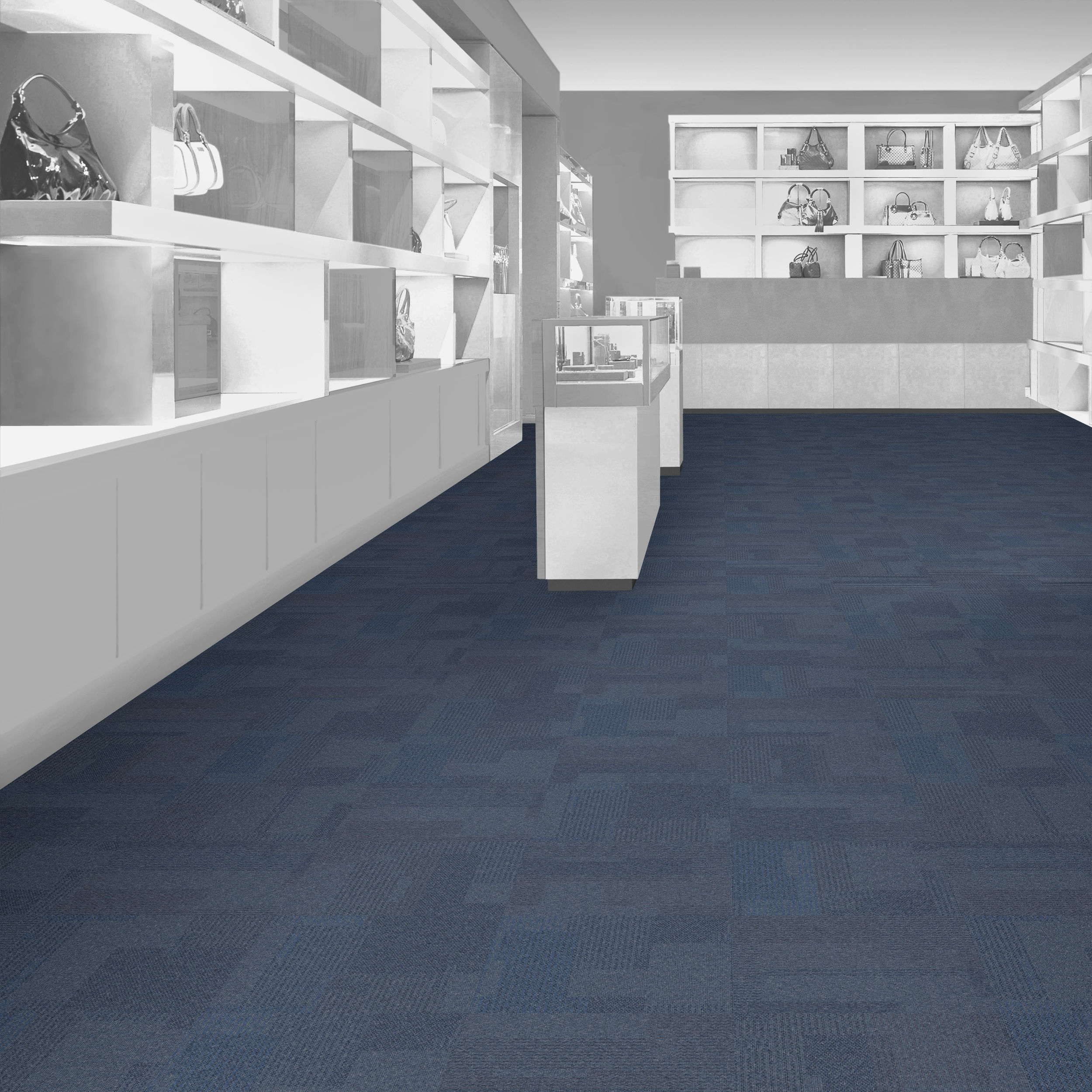 Amazon Transformation Carpet Tile in commercial store.