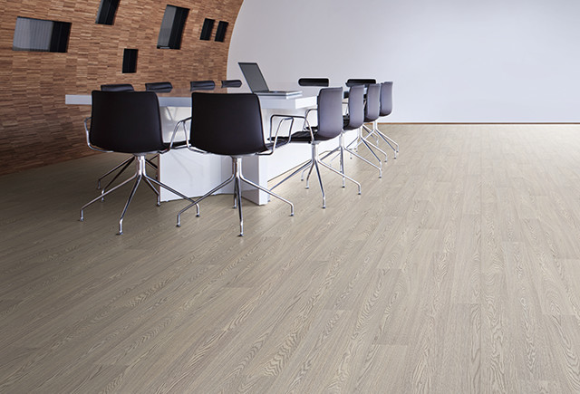 Polyflor Forest FX Pur used in office conference room.