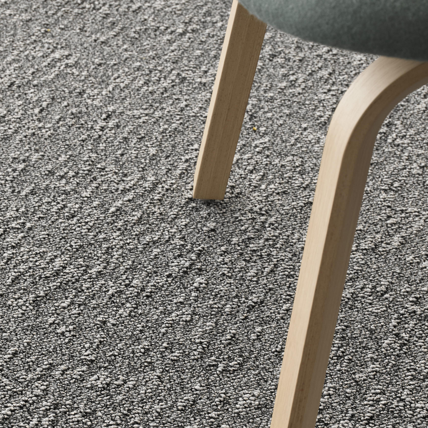 Desso Airmaster Earth Carpet Tile with chair peg